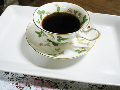 ウエッジウッドのコーヒーカップ